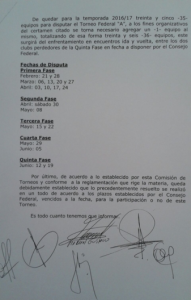 fechas disputa