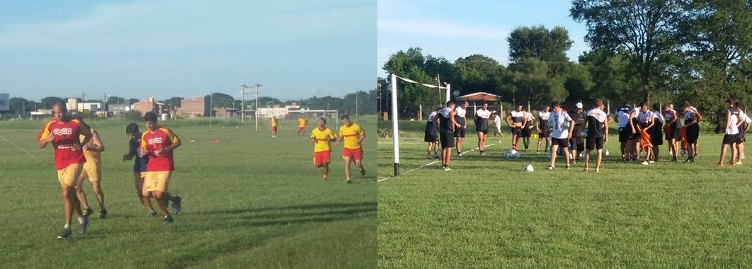 Entrenando con el enemigo futbolístico