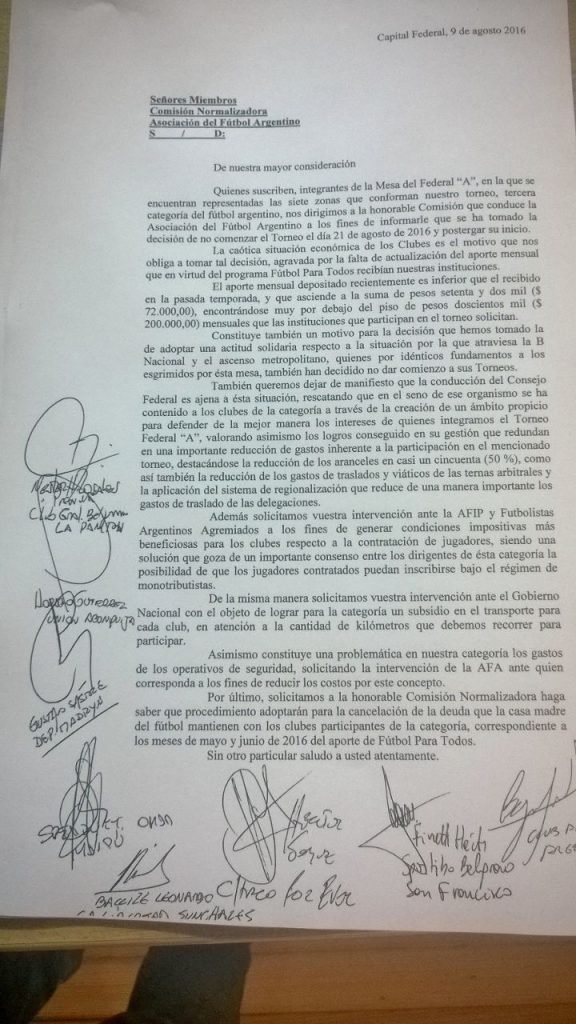 ACTA MESA FEDERAL A