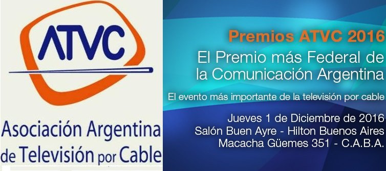 Interior Futbolero TV nominado en ATVC como mejor programa deportivo
