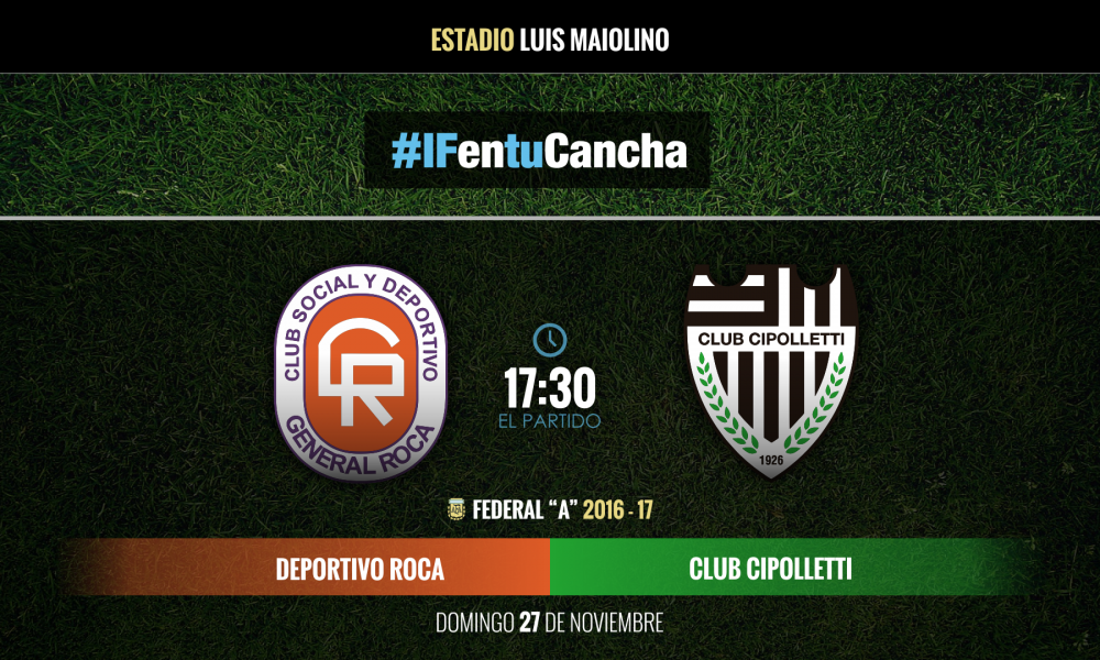Dep. Roca – Cipolletti, en vivo por #IFPlay