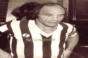 Pinino Mas en su última etapa como jugador en los equipos del Interior