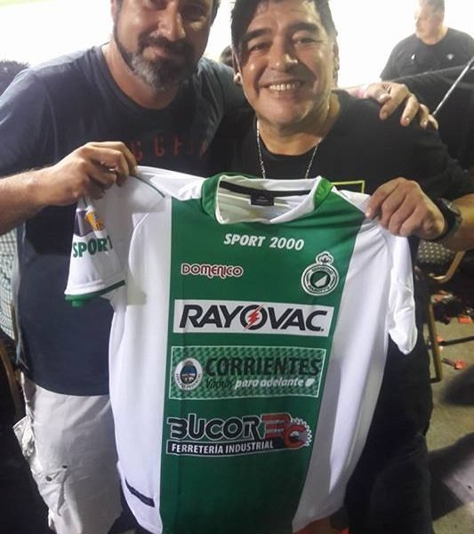 Maradona: «Estoy muy contento del regreso de Mandiyú»