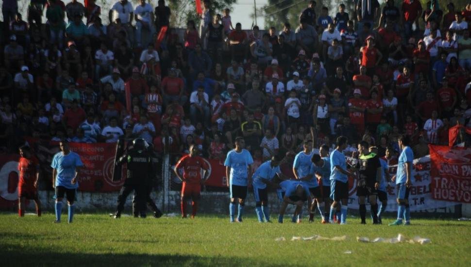 Violencia e incidentes en el clásico de Aguilares