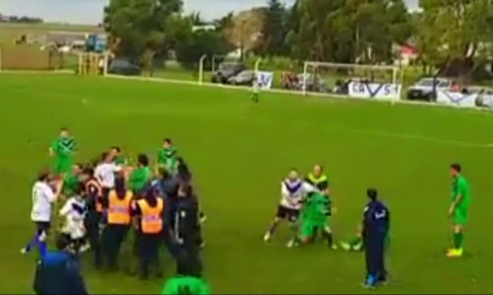 Batalla campal en la Liga Tresarroyense