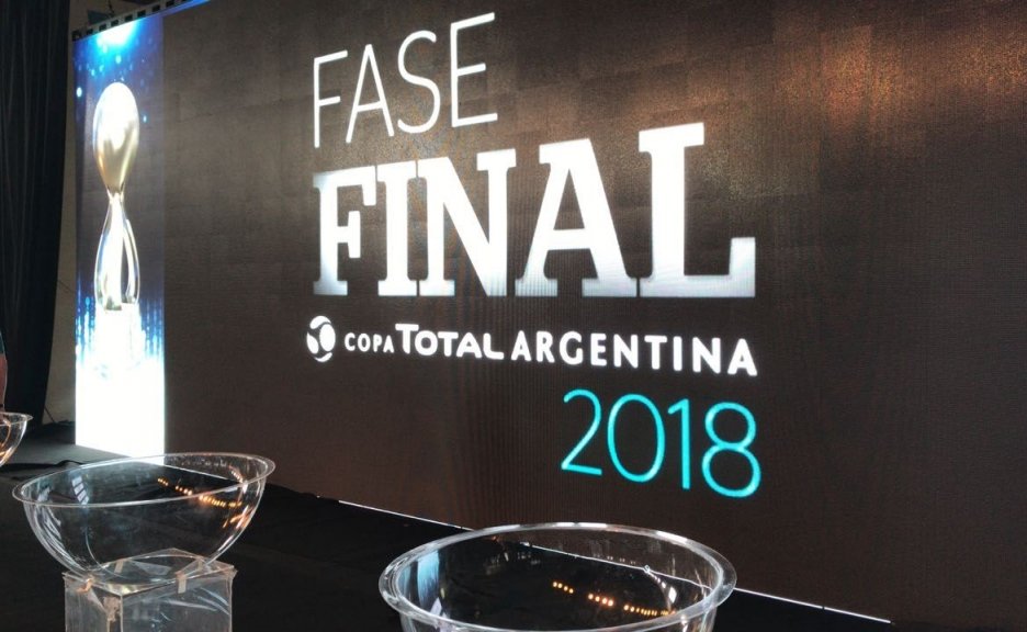 Se sorteó la Fase Final de la Copa Total Argentina 2018