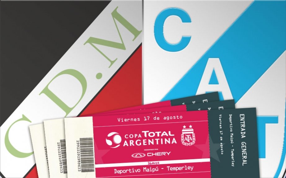 Ya están las entradas disponibles para el duelo entre Deportivo Maipú vs Temperley