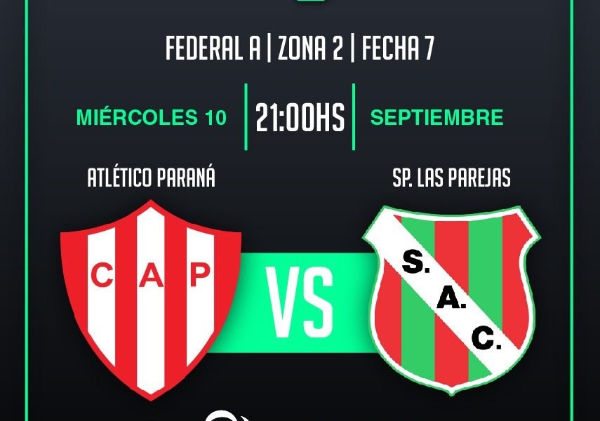 #IFEnTuCancha: en vivo, Atlético Paraná vs Sportivo Las Parejas