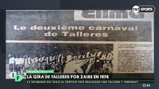 La gira de Talleres por Zaire en 1976
