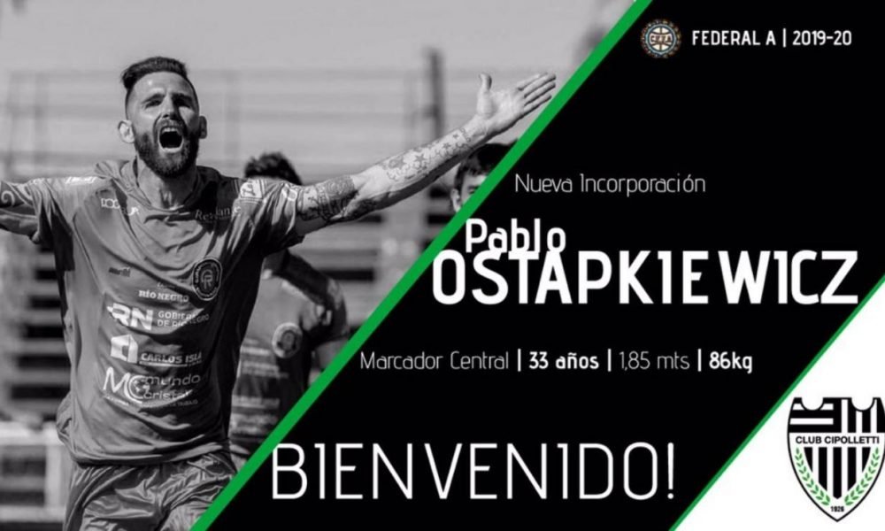 Cipolletti cerró el plantel con Ostapkiewicz y se lesionó Pablo Vergara