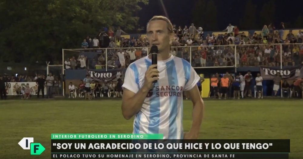 Junto a grandes figuras, se retiró Adrián Bastía en Serodino