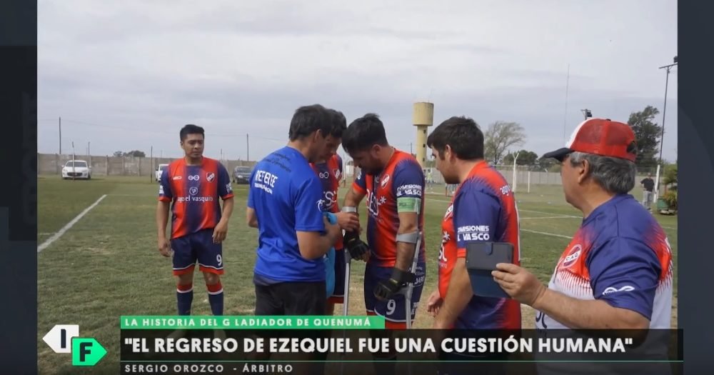 Perdió una pierna, pero retornó a las canchas: la historia de Ezequiel Cabrera