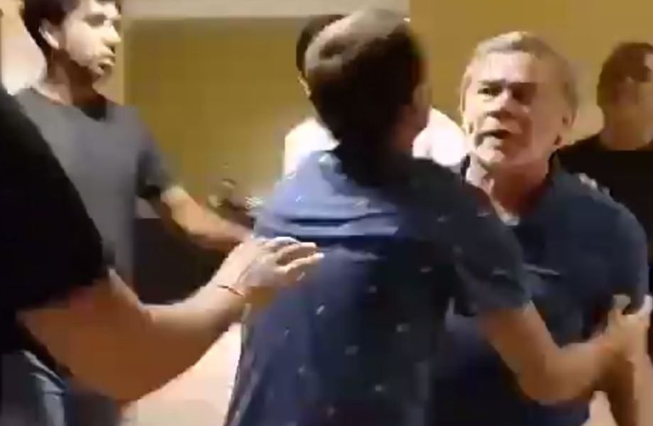 Miadosqui, violento con un hincha de Sportivo Desamparados