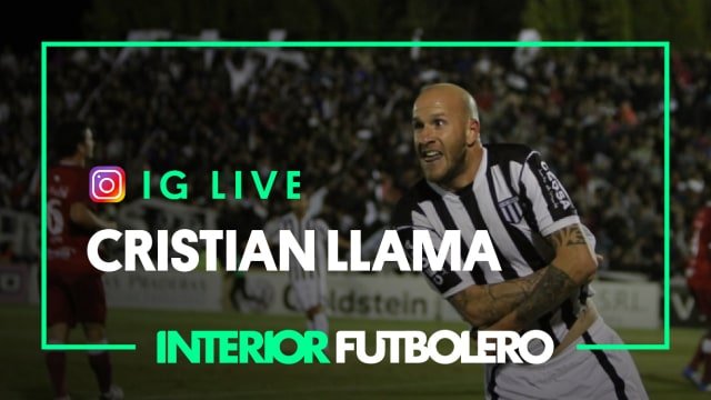 Mano a mano por IG Live junto a Cristian Llama