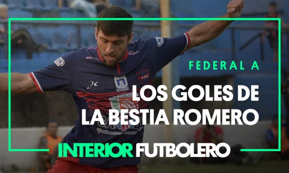 David la «Bestia» Romero, los goles del artillero del Federal A