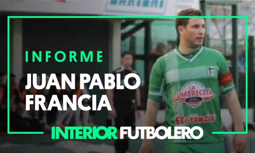 La historia de Juan Pablo Francia, el «10» del fútbol del Interior