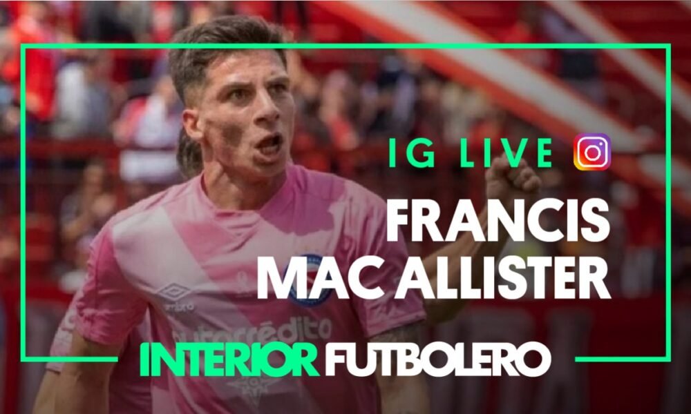 IG Live – Francis Mac Allister y su historia con el club de su papá en Santa Rosa