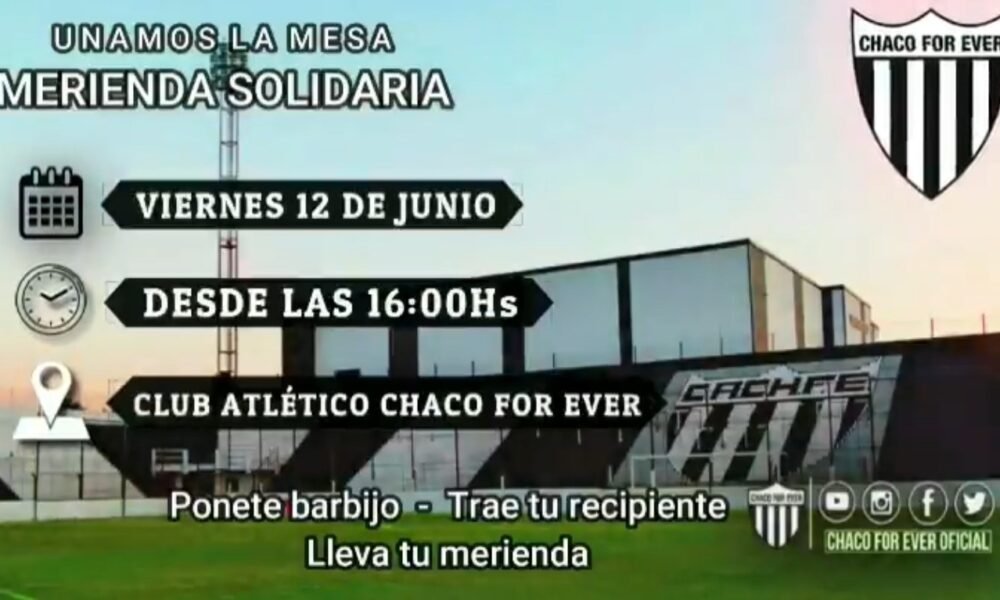 Vianda solidaria: el apoyo de Chaco For Ever para ayudar a las familias