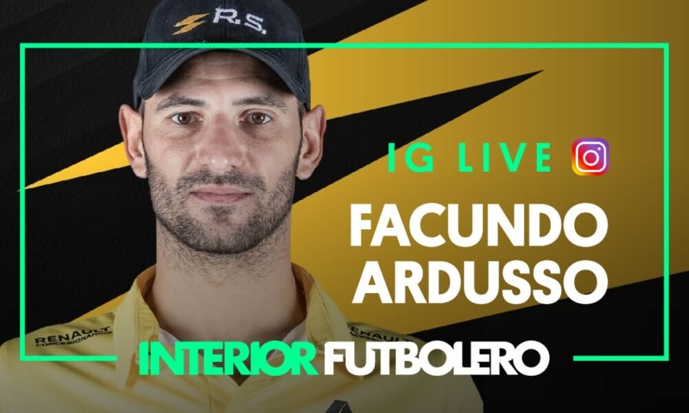 Facundo Ardusso: el automovilismo y el fútbol, la pareja perfecta