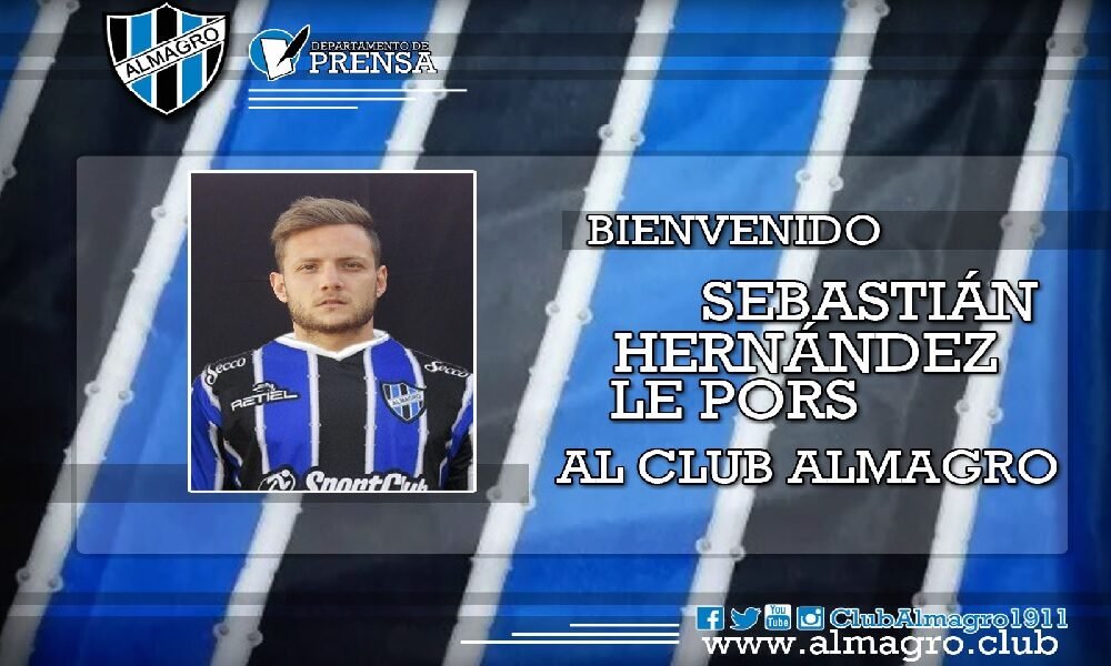 Refuerzo tricolor: Almagro cerró a Hernández Le Pors