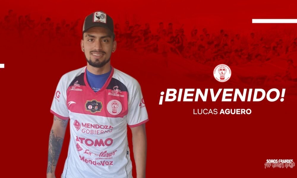 Lucas Agüero y su felicidad por llegar a Huracán Las Heras