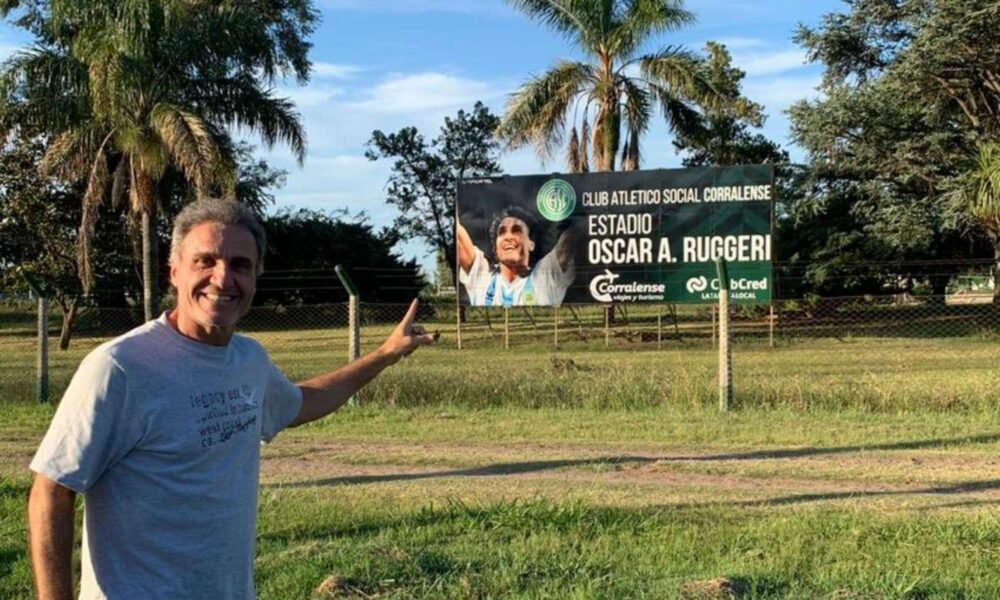 Oscar Ruggeri, el cabezón de Corral de Bustos