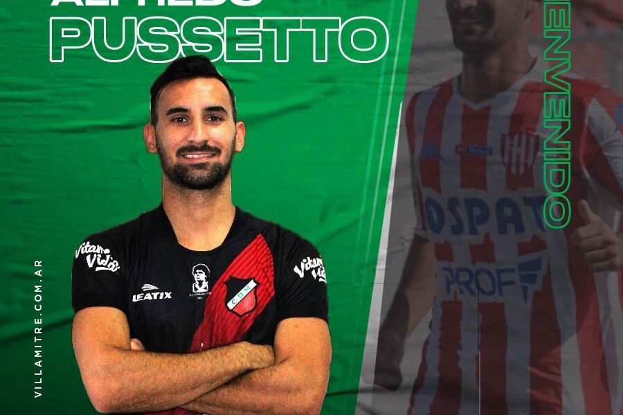 Alfredo Pussetto, el nuevo refuerzo de Villa Mitre