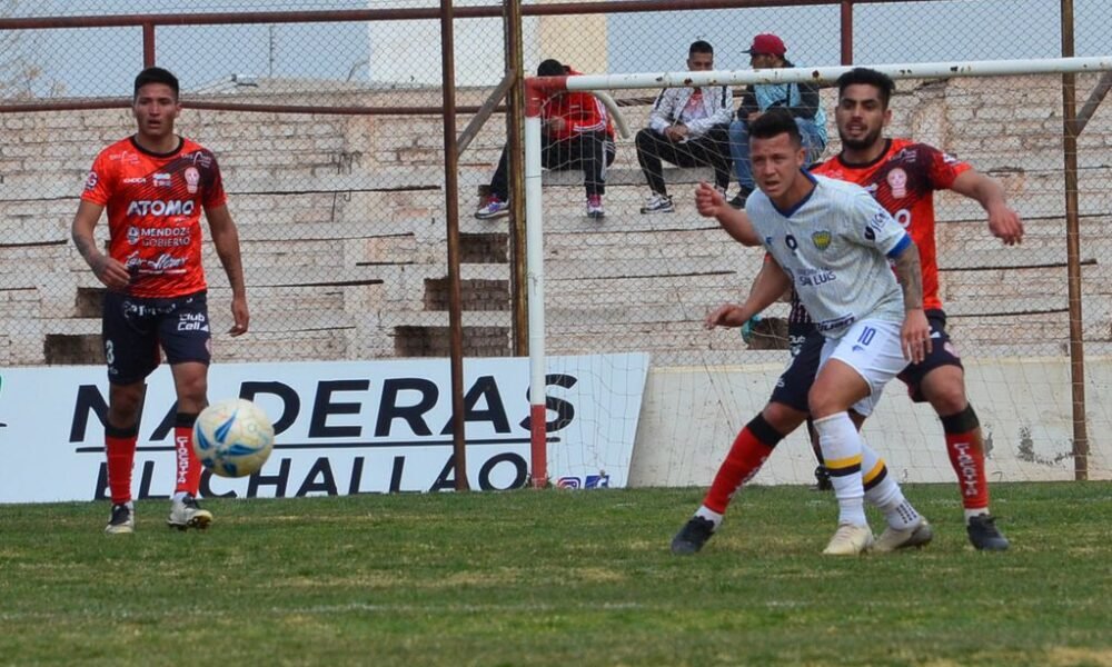 Torneo Federal A: Huracán Las Heras reaccionó a tiempo e igualó 1-1 con Juventud Unida de San Luis
