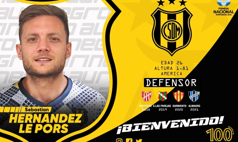 Deportivo Madryn abrochó a su sexto refuerzo