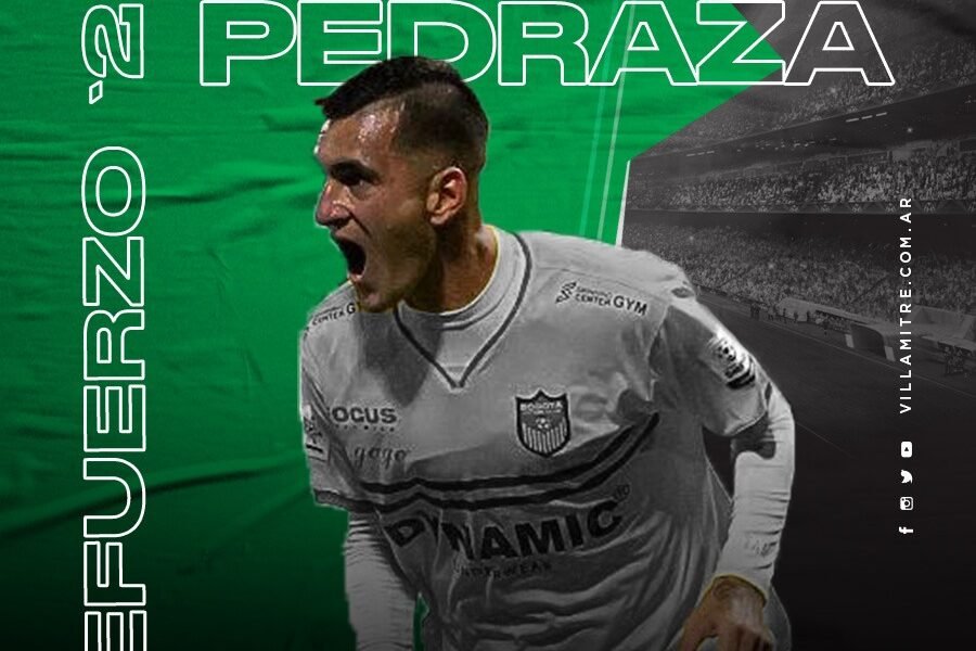 Franco Pedraza es la sexta incorporación de Villa Mitre