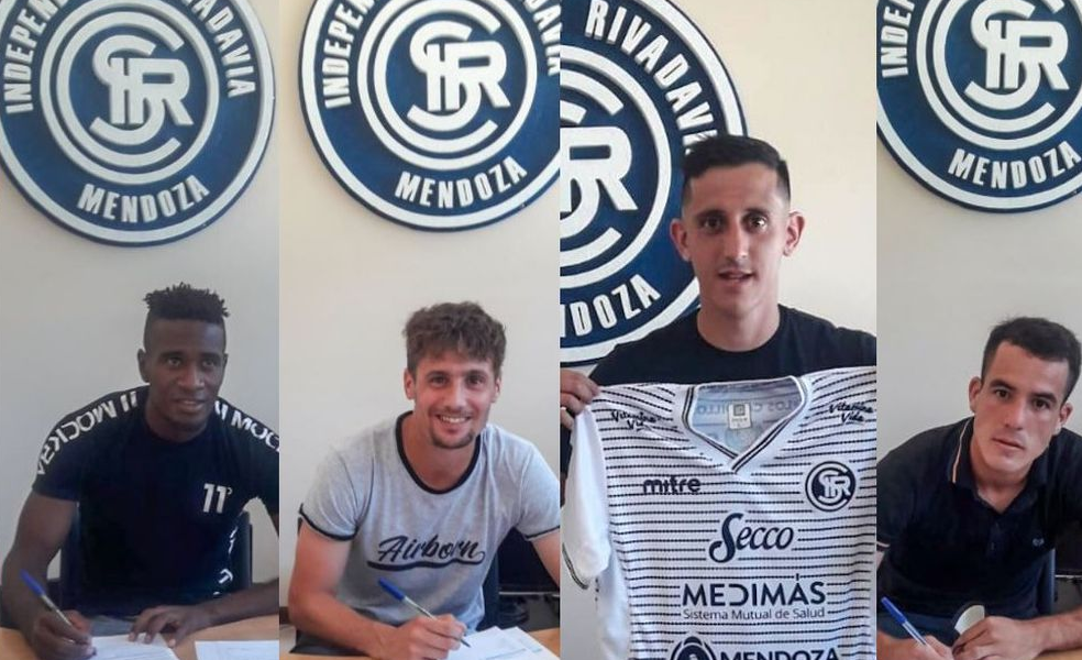 Independiente Rivadavia abrochó tres nuevos refuerzos y suma doce incorporaciones