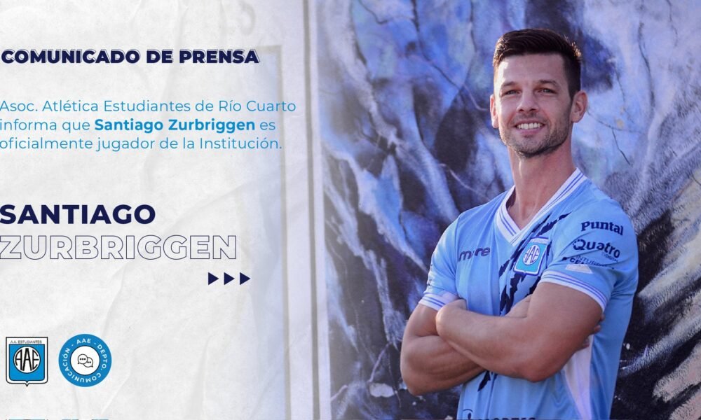 Zurbriggen llega a Estudiantes de Río Cuarto