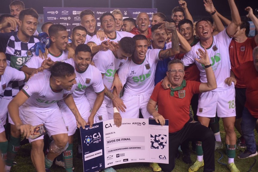 Triunfo sojero: Agropecuario venció a Almirante Brown y avanzó en la Copa Argentina