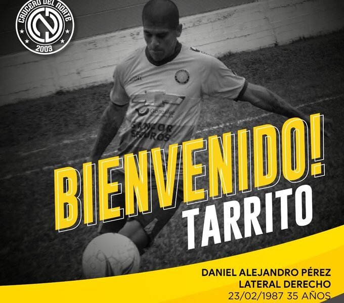Vuelve «Tarrito»: Alejandro Pérez regresa a Crucero del Norte