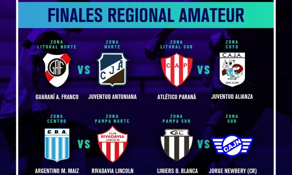 Regional Amateur: mirá todas las finales en directo por Interior Futbolero