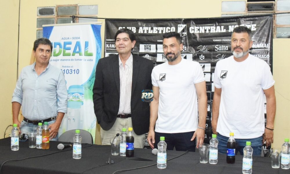 Víctor López fue presentado como nuevo DT de Central Norte