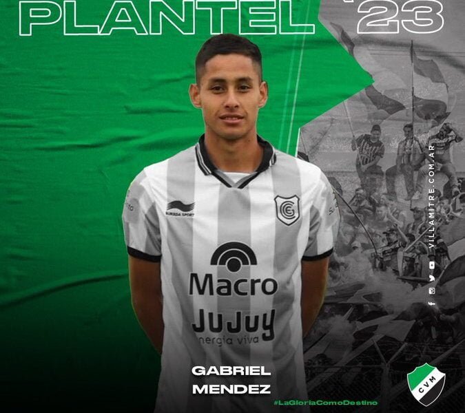 Gabriel Méndez se suma a Villa Mitre