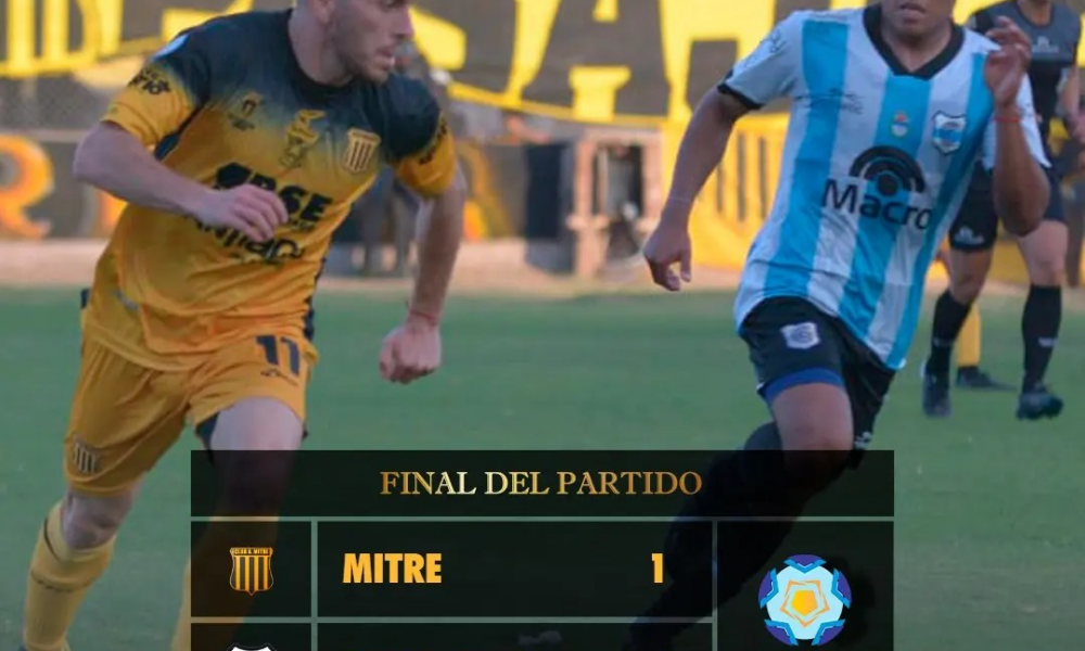 Mitre igualó ante Gimnasia y Esgrima de Jujuy por 1-1 en Santiago del Estero