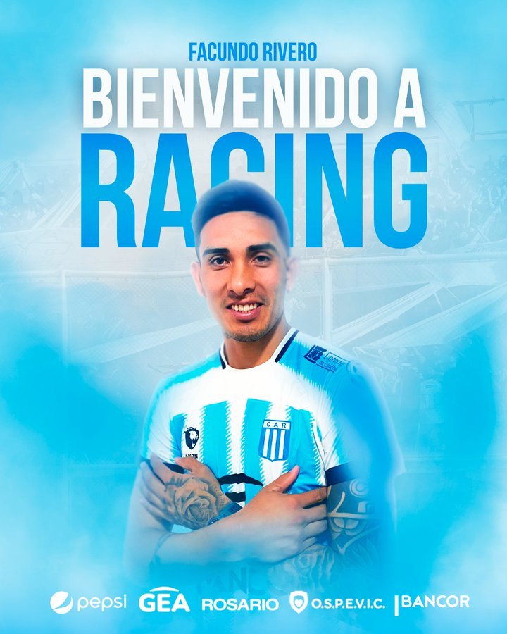 Vuelve a la Academia: Facundo Rivero regresa a Racing de Córdoba