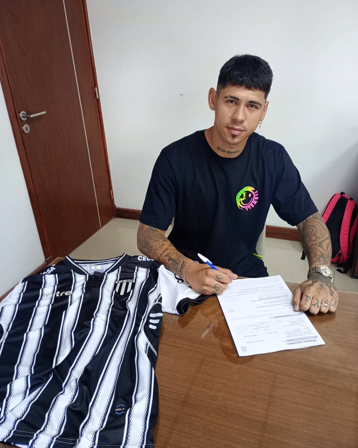 Petruchi es arquero de Gimnasia de Mendoza