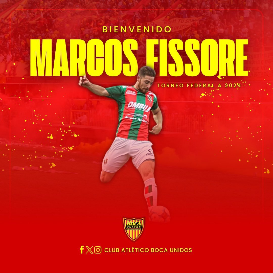 Fissore se suma a Boca Unidos