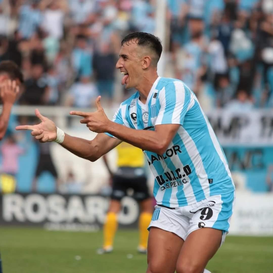 Olave debutó en Racing con una victoria