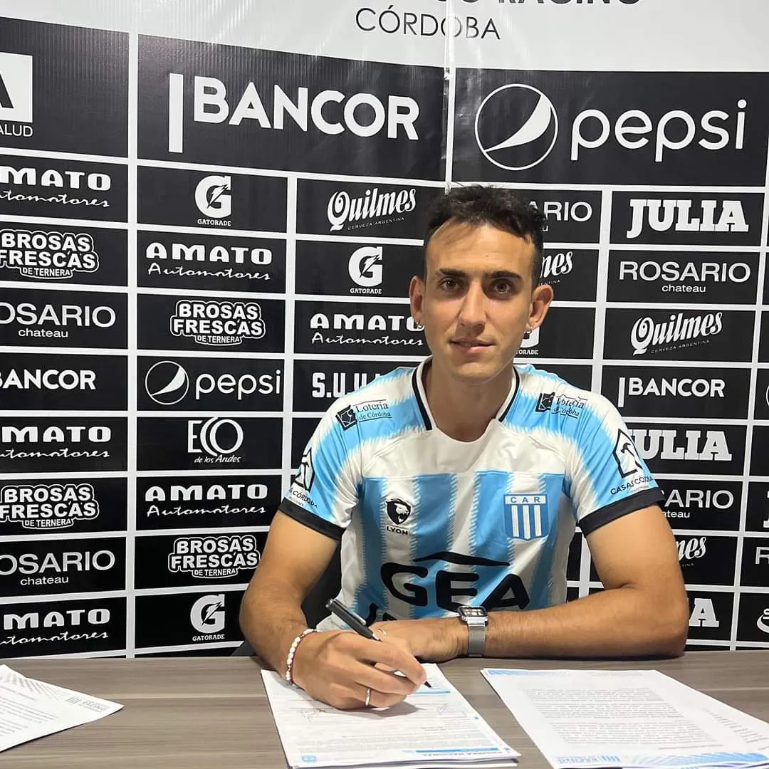 Goles asegurados en Nueva Italia: Racing compró el 50% del pase de Bruno Nasta y le extendió el contrato