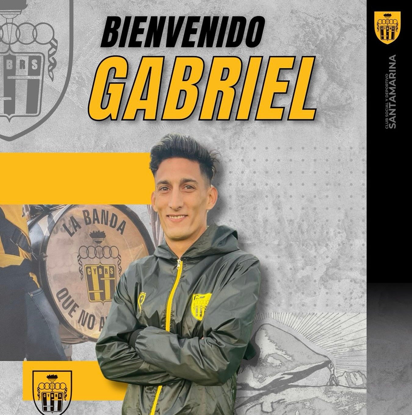 Gabriel Jara, otra apuesta ofensiva para Santamarina