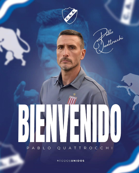 Pablo Quattrocchi se convirtió en nuevo DT de Alvarado