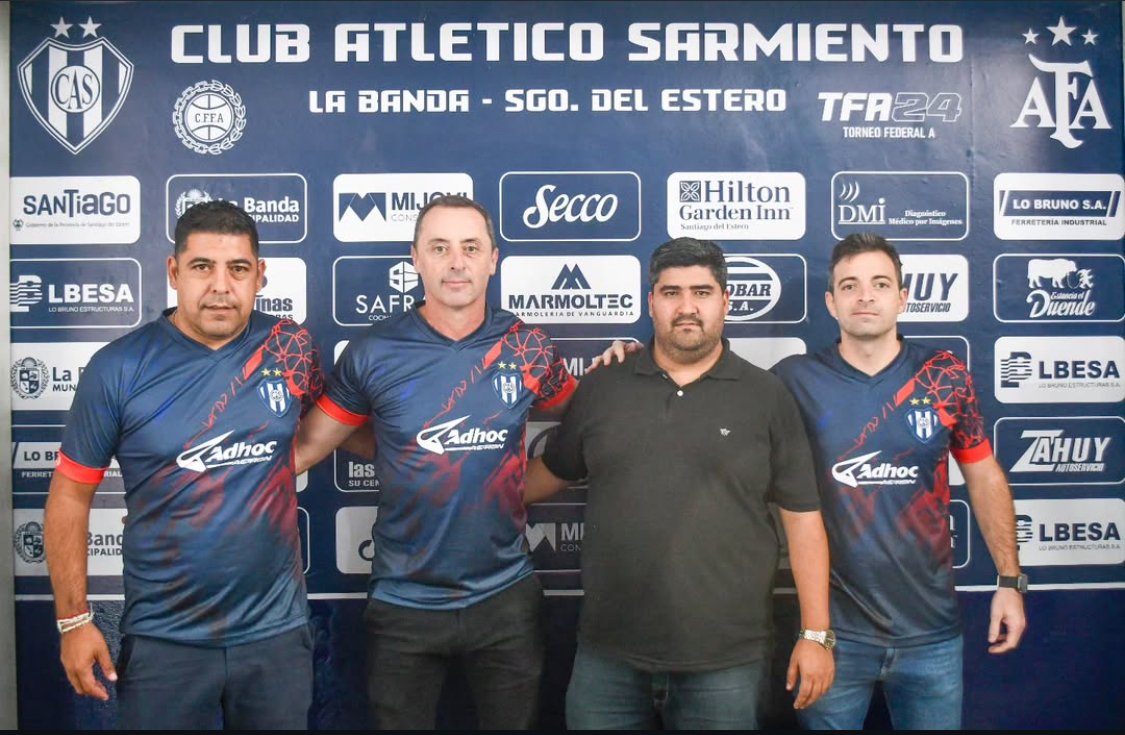 Cristian Molins es el nuevo DT de Sarmiento de La Banda
