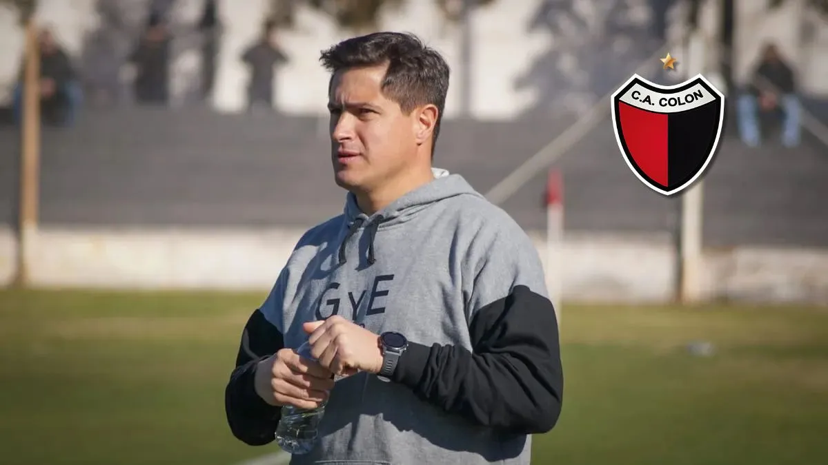 Recambio Sabalero: Ezequiel Medrán es el nuevo DT de Colón