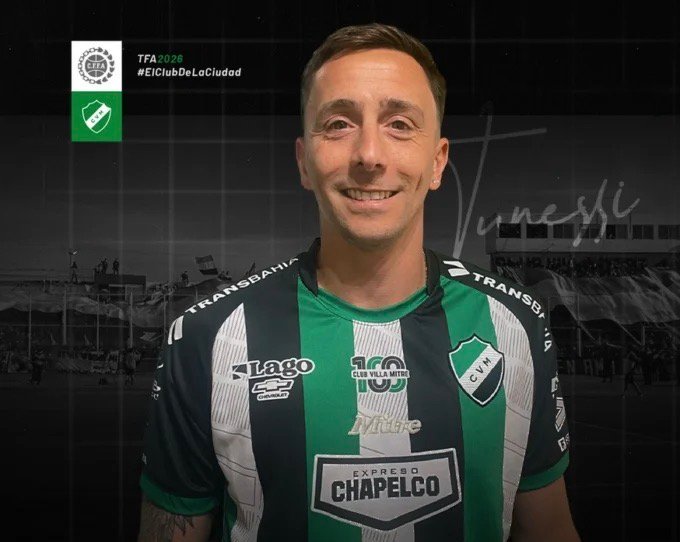 Vuelve al Tricolor: Maxi Tunessi regresó a Villa Mitre