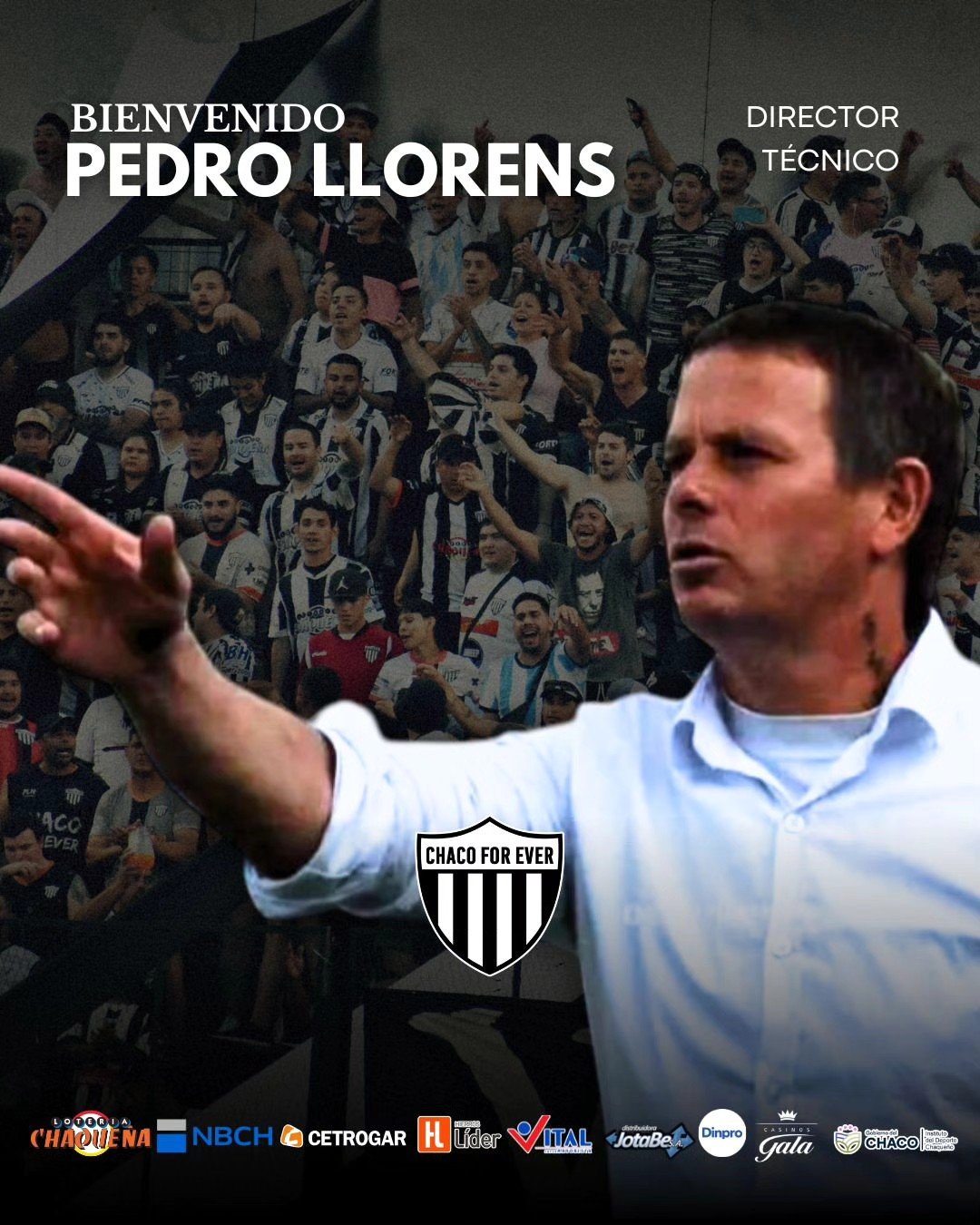 Pedro Llorens es el nuevo DT de Chaco For Ever