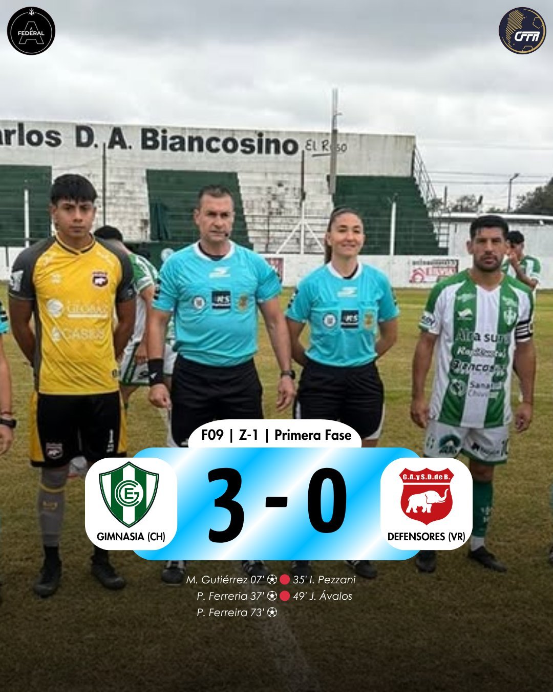 Gimnasia goleó a Defensores de Villa Ramallo en Chivilcoy